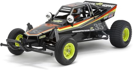 Tamiya 47522 1:10 RC The Grasshopper I Black Edition - Remote Controlled Car/Vehicle, Model Building, Kit, Hobby, Assembly
