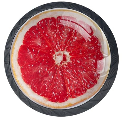 4 pomos de pomelo para gabinete, pomos redondos negros de 35 mm, manijas de puerta de armario de un solo agujero, pomos de puerta y asas, para decoración del hogar, armario, armario