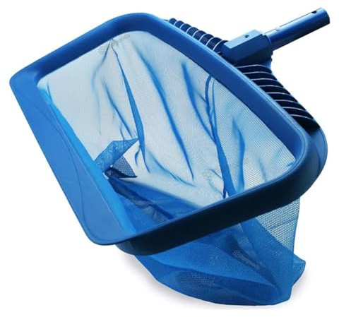 Retino Piscina Rinforzato 50cm/43cm, Retino per Piscina Grande e Profondo, Maglia Fine Resistente, Retino Piscina Senza Manico Universale, Raccogli Foglie e Detriti per Pulizia Piscina (50cm)