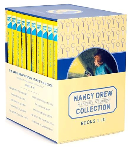 Nancy Drew Books 1-10 Box Set The Nancy Drew Mystery Stories Collection