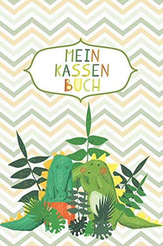Mein Kassenbuch: einfaches Kassenbuch für Kinder - Einnahmen Ausgaben Übersicht - Erlerne den Umgang mit Geld - Krokodile bunt - Geschenkbuch – 120 Seiten - ca. DIN A5