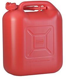 Hünersdorff Tanica Carburante Standard da 20 Litri, HDPE Colore Rosso, con omologazione Un, Accessori Rossi