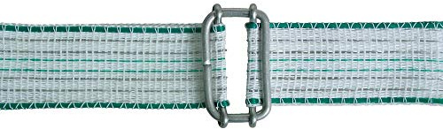 AKO Weidezaunband Verbinder, Breitbandverbinder 20mm - Edelstahl, 10 Stk. - Einfache Verbindung von Weidezaunband - Reparieren von gerissenem Band