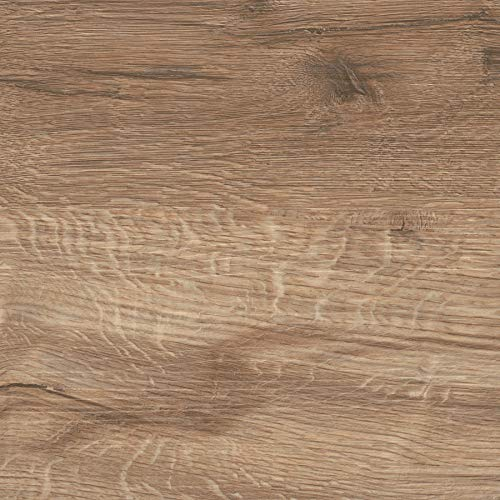 FloorPops FP3319 Pickling Peel & Stick Floor Tiles, Brown,12L x 12W x 0.06T