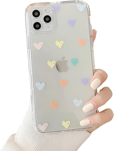 Rokmym Kompatibel mit iPhone 11 Hülle Crystal Clear Handyhülle Mode Chic Muster Ultra Dünn Silikon Stoßfest Kratzfest Schutzhülle für iPhone 11 Slim Case Cover