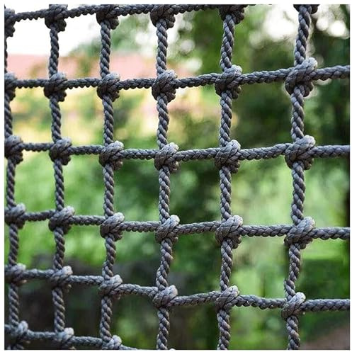 Amacthysh Kids Climbing Frame Net, Climbing Cargo Net Rope Ladder, Outdoor Sturdy and Durable Polyamide Safety Net, for Kids Indoor and Outdoor Playing, Pet, Plant Support, Cargo,1 * 1m/3.3 * 3.3ft