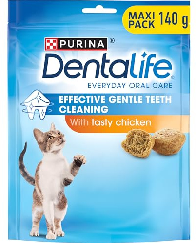 DENTALIFE Dental Chicken Cat Treats 140g (Pack of 5)