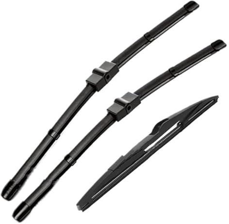 Automotive Wischerblatt Für F&ord Für Focus 2 2005-2011 Windschutzscheibe Vorne Hinten Fenster Auto Wischerblätter 26 + 17 + 14 Vorne Hinten Wischerblätter Set(Farbe:Left hand drive)