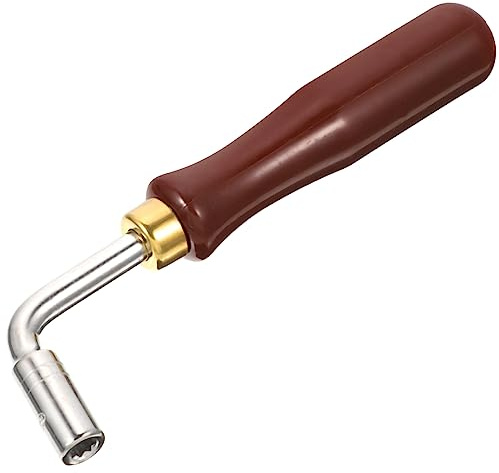 Dulcimer Tonstimmwerkzeug 401 402, Instrumenten Tonstimmschlüssel | Hackbrett Instrument, Braun, Edelstahl und Kunststoff, Tragbar, Ergonomisch