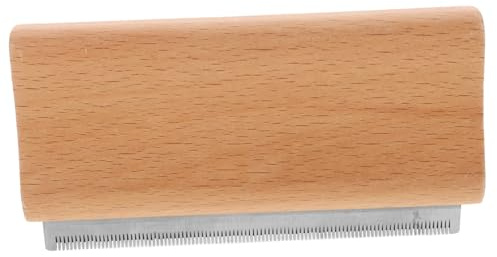 COLLBATH Ergonomische Pferdebürste und Hundehaarentferner mit Entfilzungsschaber für Fellpflege bei Pferd Hund und Katze Langlebig Hautschonend für Fell und Hautreinigung