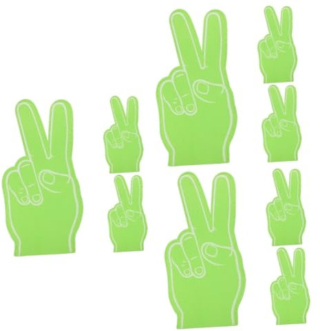 Supvox 9stücke Teiliges Eva Schaumstoff-Finger-Hand Cheerleading Party-Favor Für Sportveranstaltungen Festivals Und Wettbewerbe Für Fans Und Leicht Und Zu Tragen