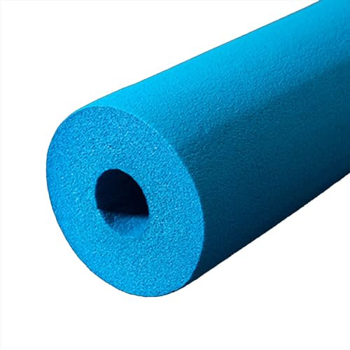 1 Stück Rot/Blau Rohrisolierung Schaumstoff für Warm- und Kaltwasserleitungen 1,8/2m Schaumstoff-Rohrmanschette Schaumstoff-Rohr Isolierte Rohre 6 10 13 16 19 25 32 43 48 60 mm ID(Blue,25mm ID*15mm T*