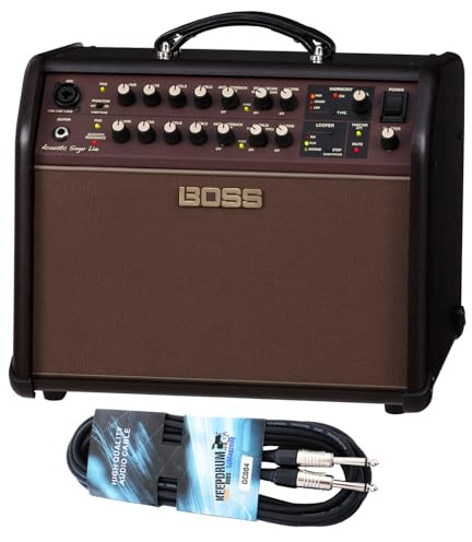 Boss Acoustic Singer Live Amplifier Gitarrenverstärker mit keepdrum Klinkenkabel