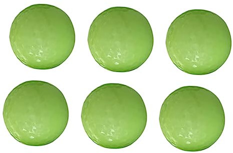 KOMBIUDA Leuchtende Golfbälle 6 Stück Nachtball Spielzeug Fluoreszierende Golfkugeln Mit Selbstleuchtender Oberfläche Für Outdoor Nachtspiele Und Freunde