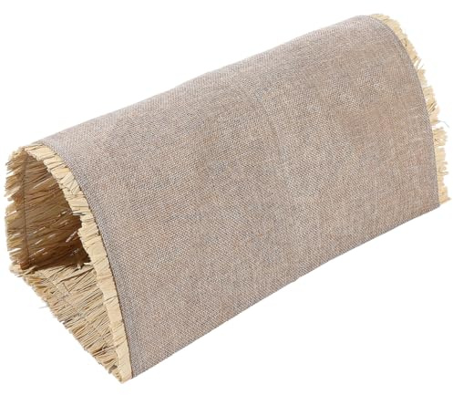 HANABASS Kaninchen Tunnel Und Haustierschlafnest 38.00 X 19.00 X 16.00 cm Kaninchengrasnest Für Kaninchen Chinchillas Und Meerschweinchen Zum Ausruhen Schlafen Und Spielen