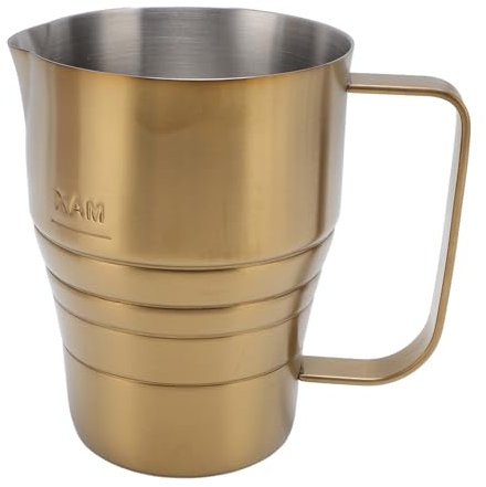 Café Moux Golden 304 en acier inoxydable Latte Art Mug Milk Crother Pitcher pour la fabrication des boissons (900 ml)