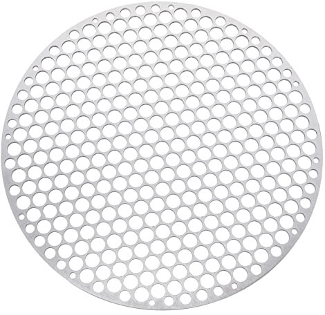 BESTonZON Barbecue Ronde Métallique Pratique pour Barbecues Extérieurs Camping Et Pique- Compatible avec Gaz Électrique Et Four
