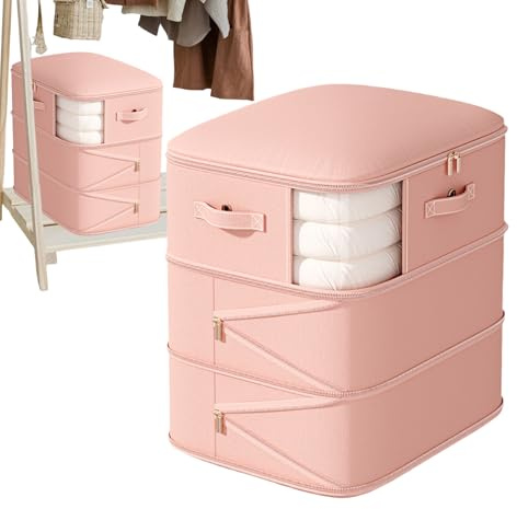 Sacs de rangement pour couettes | Sac de compression de grande capacité à 3 couches avec design transparent – Organiseur de vêtements et de placard pour articles d'hiver en plein air, bagages