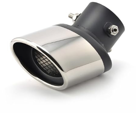 Tubo di scarico dell'auto Per Renault per Clio 4 Universale 63mm Acciaio Inox Auto Posteriore Marmitta per Coda per Tubo di Scarico per Gola(2)