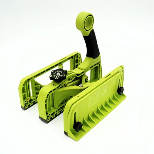BOW Products Expandable Push Shoe - Table Saw Push Block for Woodworking, Expands from 2” to 6” Wide