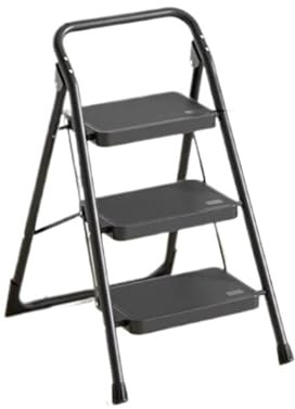 Scala a 2 gradini Scala in lega di alluminio a 2 gradini, sgabello, portatile, pieghevole, compatto, for la casa, cucina, stabile, antiscivolo, supporto sicurezza for uso domestico(Color 2)