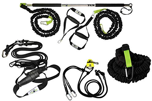 BodyCROSS Premium Functional Schlingentraining Set | Rip Trainer | Sprint Trainer | Schlingentrainer mit Umlenkrolle | Slingtrainer mit Türbefestigung (Expert Set)