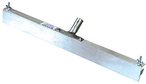 Estrichrakel 60 cm mit Zahnung – Profi Abziehrakel aus Aluminium für Fließestrich, Nivelliermasse & Spachtelmasse – Zahnrakel zum gleichmäßigen Verteilen auf Bodenflächen – Estrich-Werkzeug – 11172