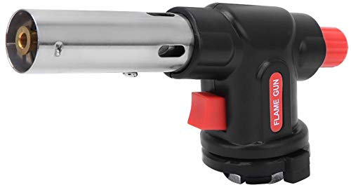 Flame Torch,Portable Adjustable Electronic Ignition Welding Gun for Outdoors Barbecue,Soldering Gas Blow Torch Spray Burner Burning Upto 1300℃
