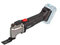 Ribimex PRBAT20/PMVSB Ponceuse multi-outils RBAT20 Batterie et sans chargeur, rouge et noir