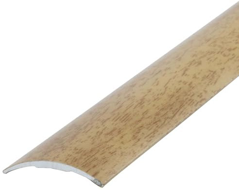 Dalsys perfil de transición autoadhesivo 90cm x 30mm perfil de nivelación de aluminio, adecuado para baldosas, laminado y parquet, entre otros roble noble