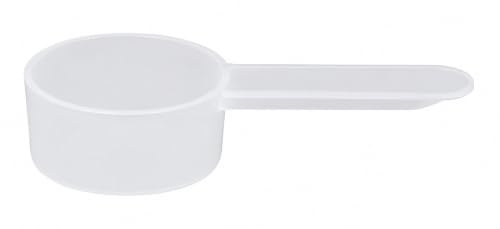 Supplement and Supply 1 Teaspoon (1/3 Tablespoon | 5 mL) Short Handle Plastic Measuring Spoon for Coffee, Protein Powder, Pet Food, Spices, Grains, Dry Goods – Food-Grade BPA-Free (Pack of 1)