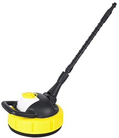 Einfach zu befestigende Bodenbürste mit Seifenspender für Hochdruckreiniger-Aufsatz für verbesserte Hochdruckreinigung