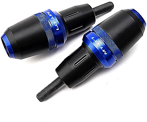 Motorrad Sturzschutz Sturzpads Schieber Protektoren für Yamaha MT-07 2021 2022 2023 MT07 2014-2020 FZ07 TRACER700GT (blau)