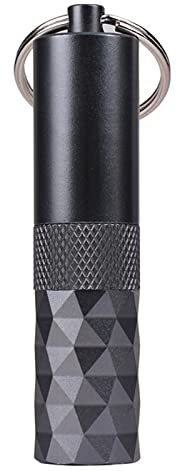 Combinaison de fourchette de perceuse à cigare en aluminium avec porte-clés Accessoires pour cigares Accessoires pour fumeurs, 2 pièces,Gris