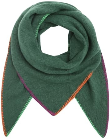 FASHION YOU WANT XXL Schal flauschig schal-tuch damen dicker dreieckstuch groß Wolle UNI NAHT BUNT Farben kuschelig