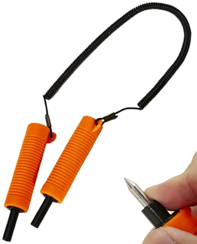 Wedhapy Eisangelpickel Eisschnecke Einziehbarer Tragbarer Eispickel Flexibler Eisangel Sicherheitspickel Eisangel Notfallausrüstung Zum Schlittschuhlaufen Gehen Auf EIS Schutz Orange