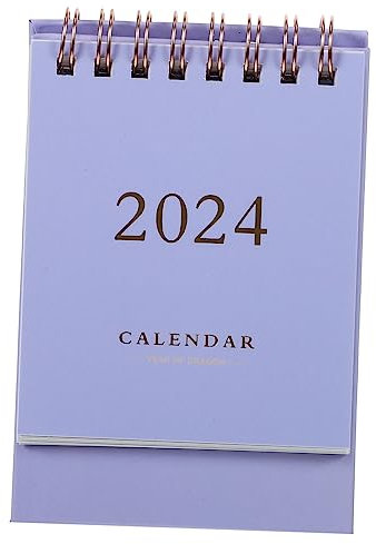 Gogogmee Calendario Mensual Decorativo 2024 Para Oficina y Hogar Papel Grueso Anotaciones Fáciles