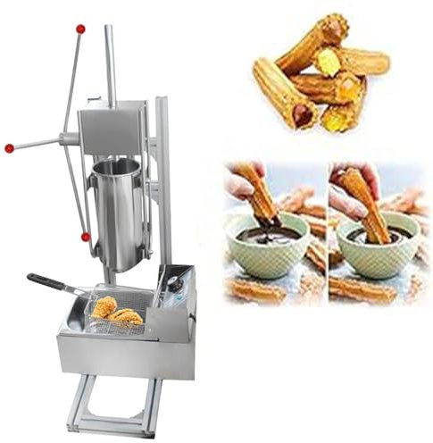 lwjunmm Maker per ciambelle spagnolo, macchina commerciale Churros, 6L, spagnola, in acciaio inox, per l'uso in ristoranti e panetterie, a casa
