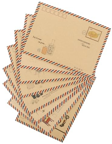 Lurrose 8St Briefaufbewahrung briefumschläge geldumschläge verpackungen für transportsack envelopes verpackung büwa umschlag büromaterial Bürobedarf Vintage-Umschlag