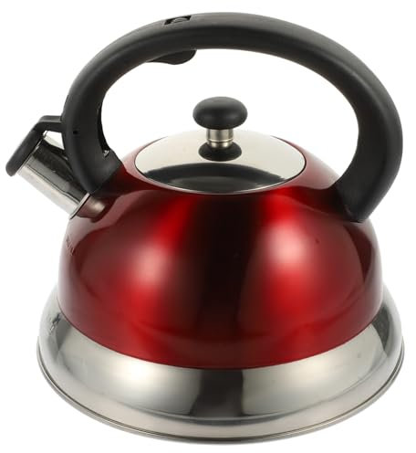 Cabilock Bouilloire Sifflante Acier Avec Alarme De Vapeur Kettle Pratique Pour Préparer Eau Chaude Pour Thé Et Usage Intérieur Et Extérieur Design Élégant Et Fonctionnel