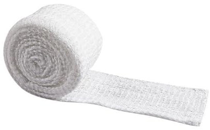 SHINROAD Morbido bendaggio elastico avvolgente rete nastro coprente tubolare garza elastica traspirante delicato sulla pelle per ferite estensibili bianco S