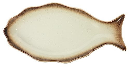 Cabilock Ceramic Steamed Fish Tray Fish Serving Dish Japanese Style Home Snack Dish Practical Pastry Plate Kitchenware