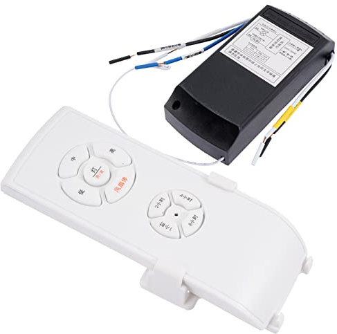 HOLIDYOYO 1Set Telecomando per Ventilatore Timer Kit Sostituzione per Controllo Remoto Funzionamento Semplice e Pratico per Luce e Controllo