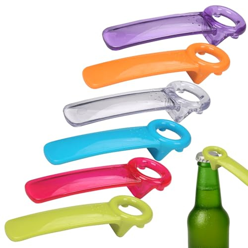 Menibeuty 6Pcs Kunststoff Glasöffner Schraubdeckelöffner, Deckelöffner Für Schraubgläser, Flaschenöffner Senioren, Glasöffner Manuell, öFfner Für Schraubgläser für Ältere Menschen, Kinder