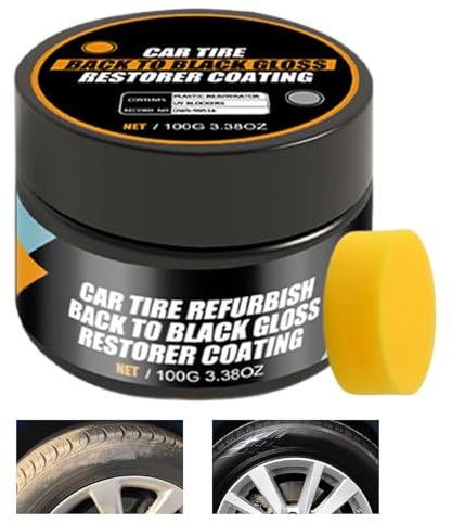 Limpia Llantas y Neumáticos,Brillo No Graso Y Duradero | Accesorios Automoción para Exterior Salpicadero Interior Motocicleta Pintura Cuidado Pulido