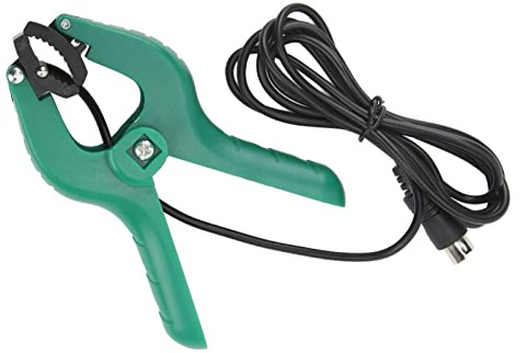 Asixxsix HVAC Temperature Clamp, K Type Thermocouple Pipe Clamp Sensor with 4 Pin Connector, for Air Conditioning Circuits and Boilers Temperature Measurement -40 to 150℃