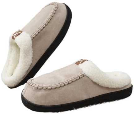 Herr, Dam Skumtofflor, Halkfri Sula for inomhus/utomhus(Khaki,38-39)