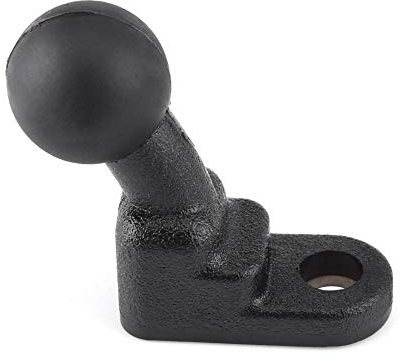 Soporte universal de montaje en base de espejo de motocicleta Soporte de bola de base fija, Soporte de montaje de parabrisas GPS con orificio de 10 mm