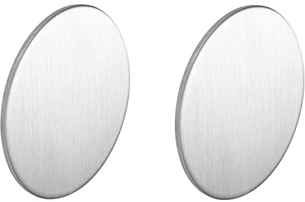 Ck-türbeschläge Kleberosetten 2 mm hoch V2A Edelstahl matt 3M Folie Blindrosette