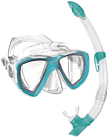 Mares Trygon Unisex Erwachsene Maske & Schnorchel Combo Set in Aqua